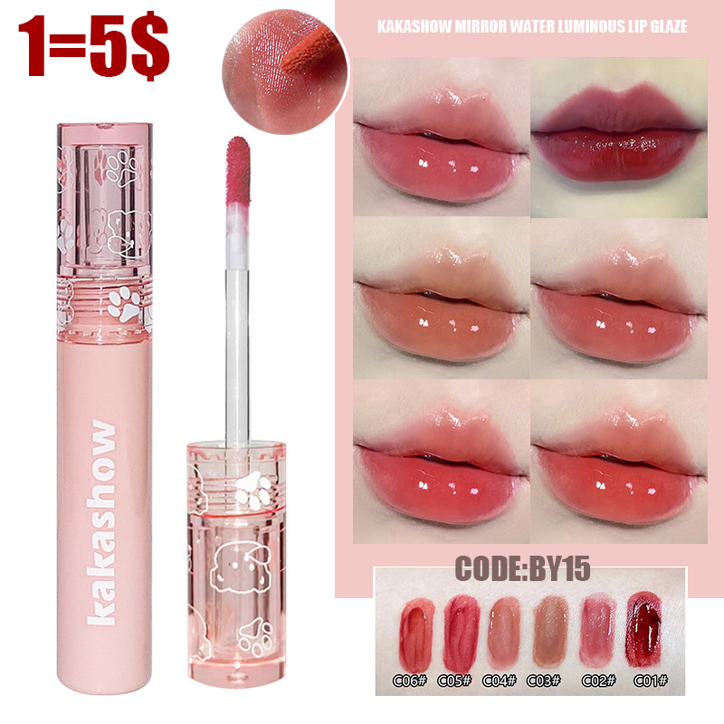 Kakashow Mirror Water Luminous Lip Glaze - Y/BY15