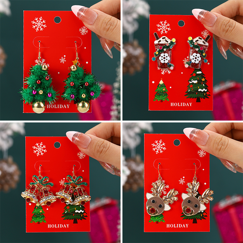 Christmas Earing 4 pcs set - Y/AC104