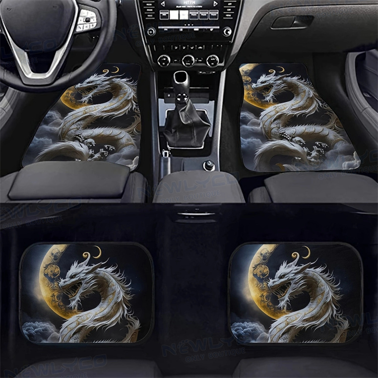 Car floor mats carpet 4-pcs set -Y/LF214