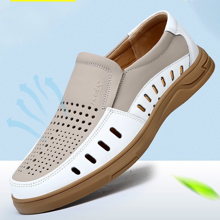 Men's Genuine Leather Sandals - H/MS243